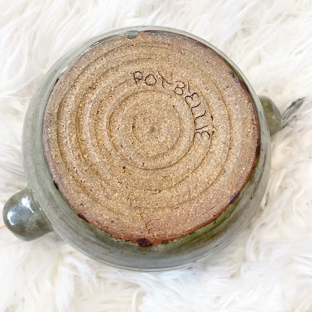 Stoneware Small Green Cooking Crock Bowl Oven Safe - Picture 4 of 6